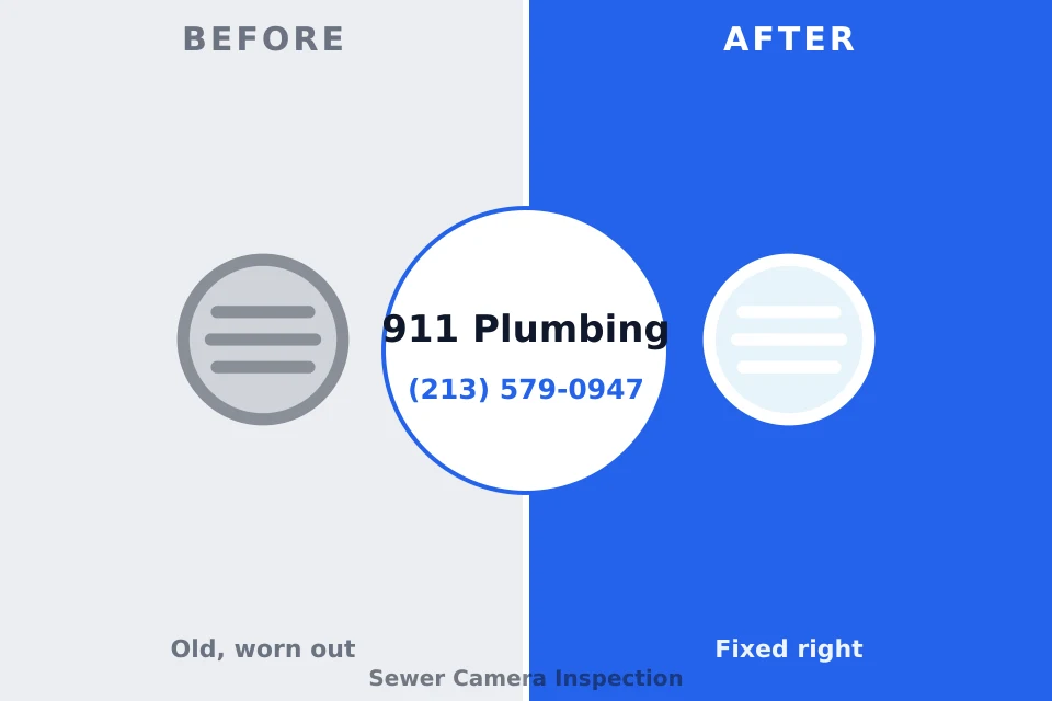 Before and after: plumbing repair Yorkville, IL